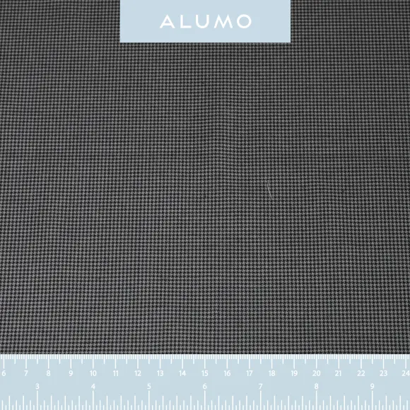 Flanello Junior Black Twill Solid Plain Structured - 2