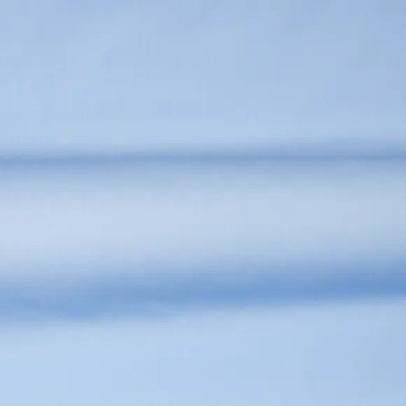 Supraluxe Bleu moyen Popeline Uni 4 - 3