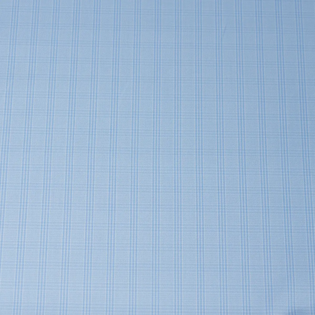 Salvatore Triplo Light Blue Twill Check