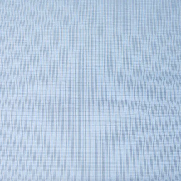 Sea Island Blu medio Popelin Quadri 2 - 4