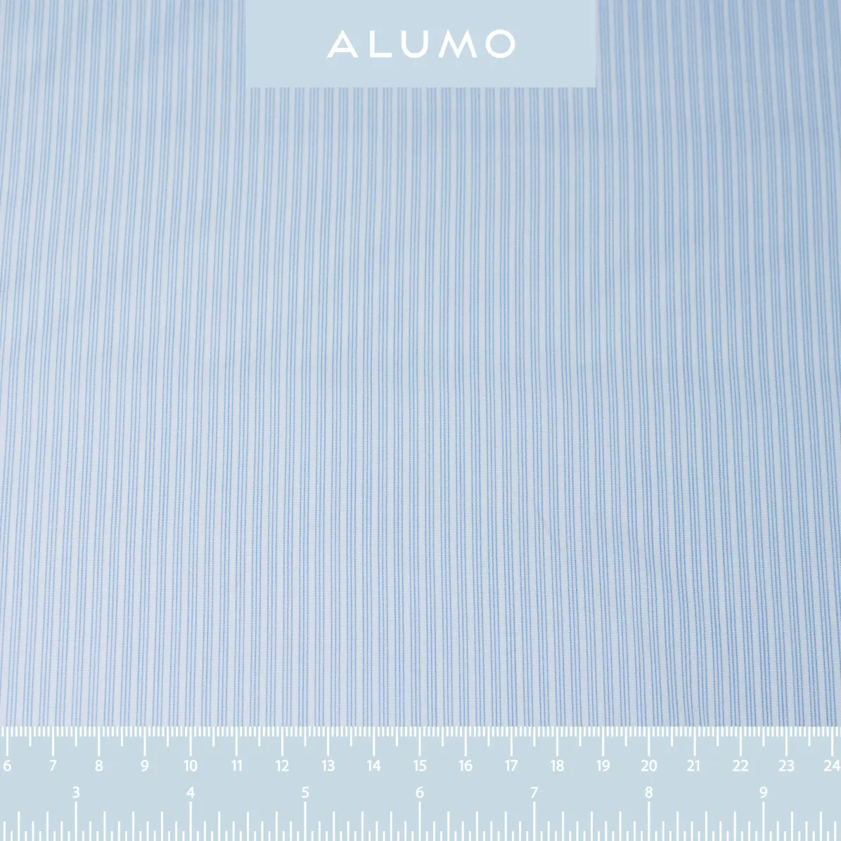 Sea Island Bleu moyen Popeline Rayures 5