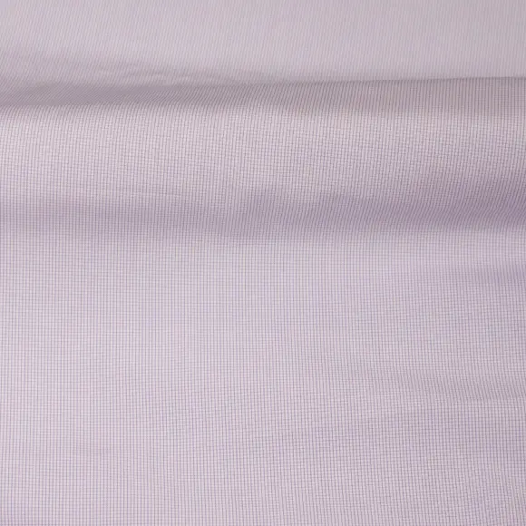 Sea Island Lilac Popelin Check - 3