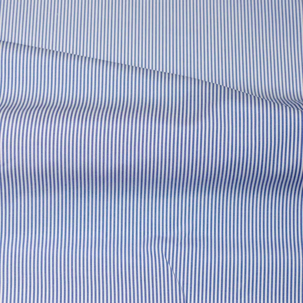 Sea Island Blu scuro Popelin Righe 1