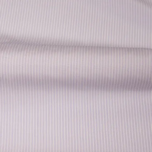 Sea Island Lila Popelin Streifen 2 - 3