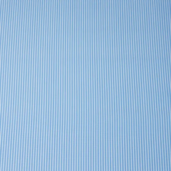 Sea Island Medium Blue Popelin Stripes 6 - 4