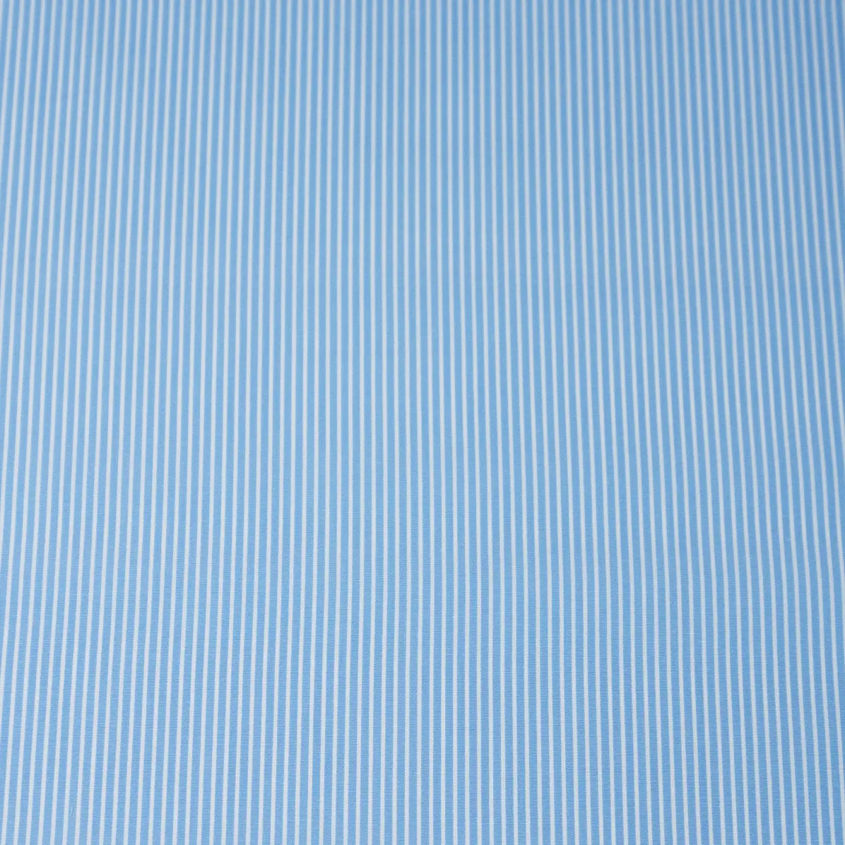 Sea Island Medium Blue Popelin Stripes 6