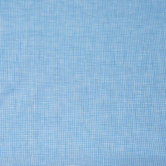 Centolino Blu medio Popelin Quadri - 4