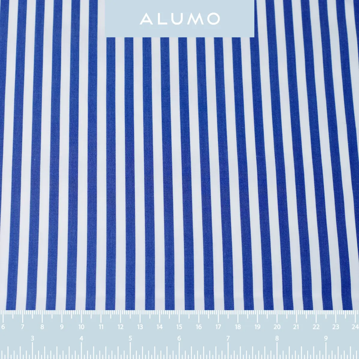 Supraluxe Dunkelblau Popelin Streifen 5