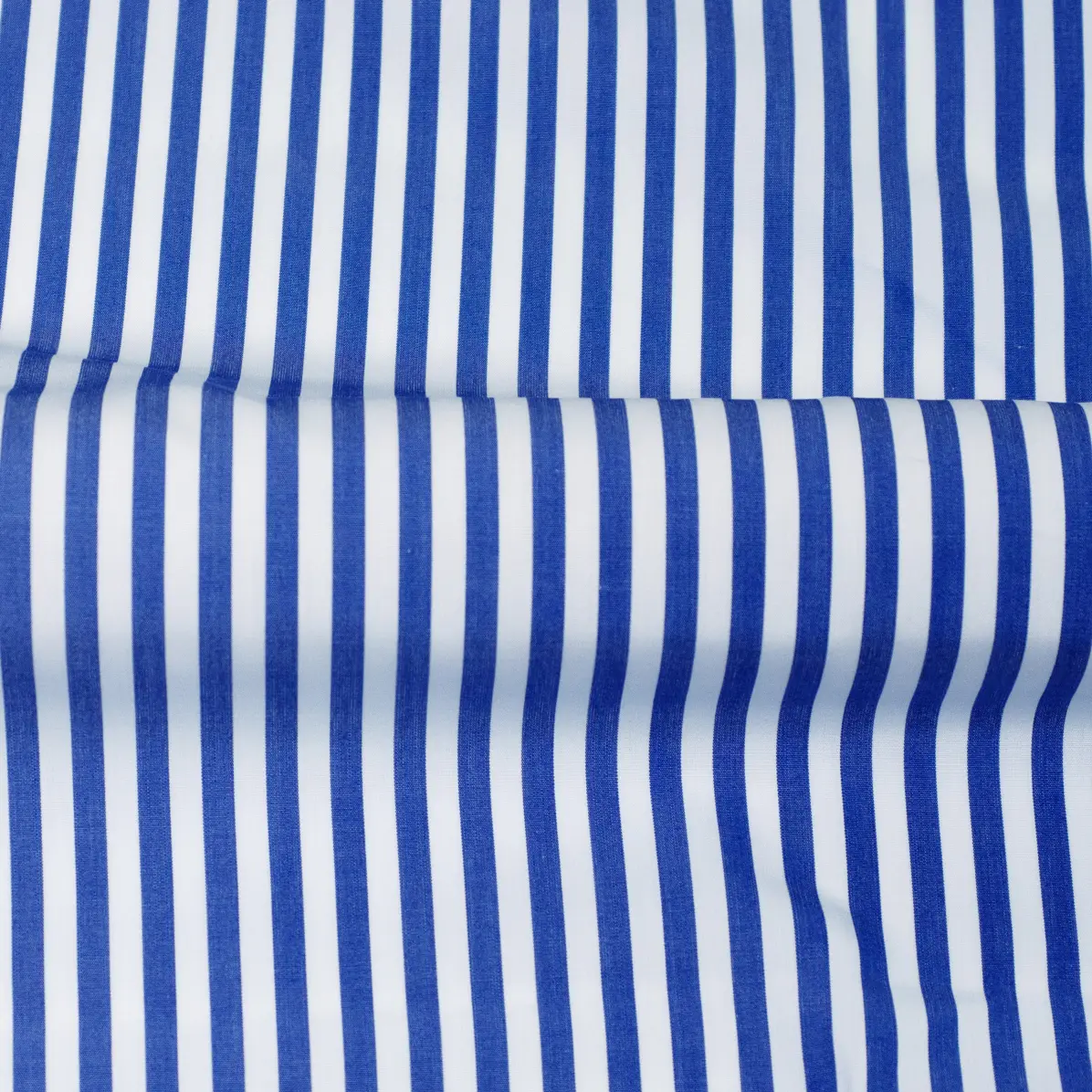 Supraluxe Dunkelblau Popelin Streifen 5