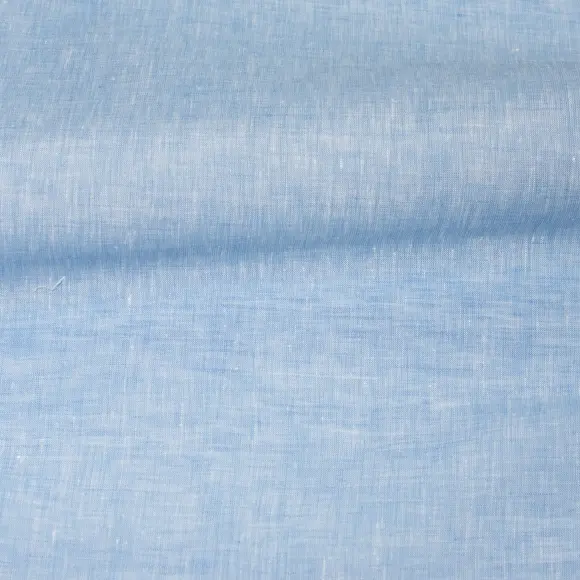 Centolino Medium Blue Popelin Solid plain - 3