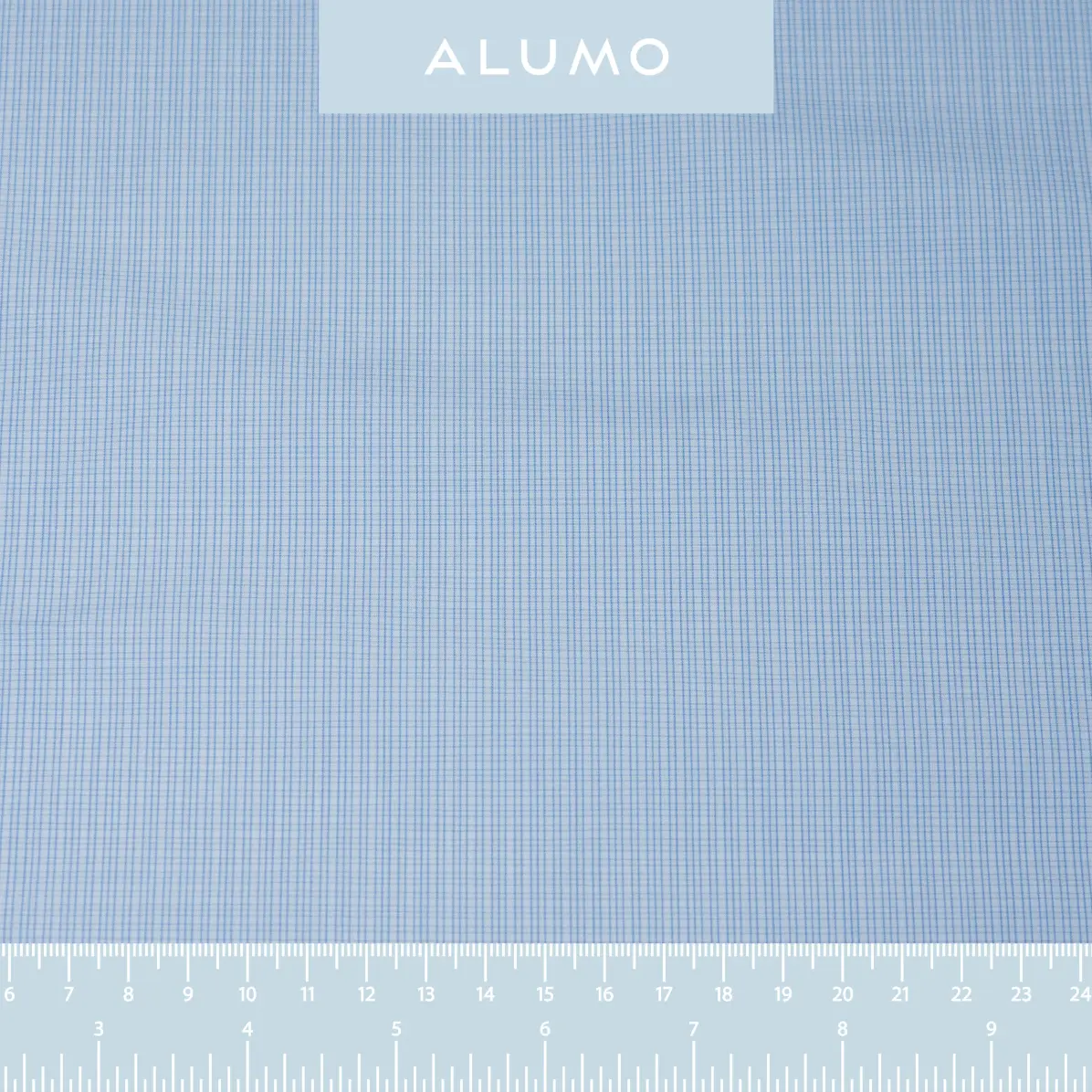 Supraluxe Medium Blue Popelin Check 3